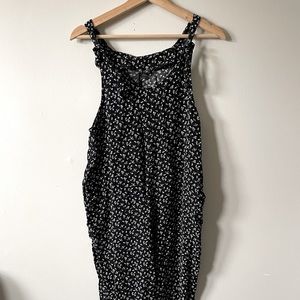 Lily Rose Daisy Jumpsuit with Pockets & Adjustable Straps, Size Small